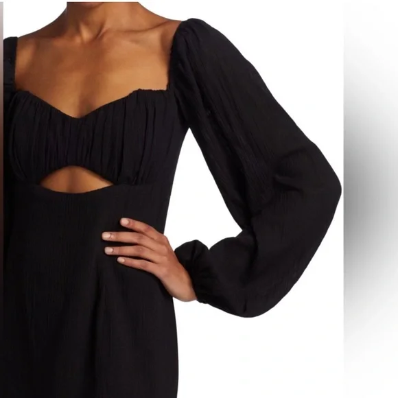 Rumer the label Camille minidress in black NWT - Picture 5 of 5